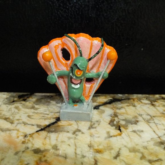 Penn-Plax Spongebob Squarepants Bikini Bottom 7-Piece Aquarium Ornament Set - Picture 2 of 9